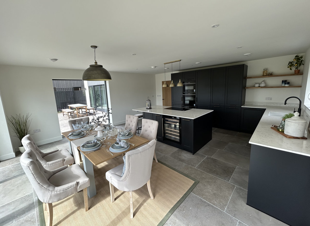 Hanley Castle new build - rear elevation